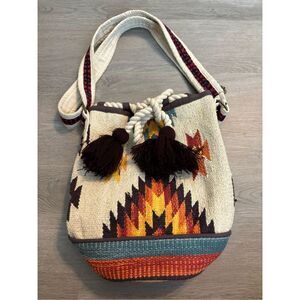 Macchia Di Ruggine Boho Bucket Southwest Bag